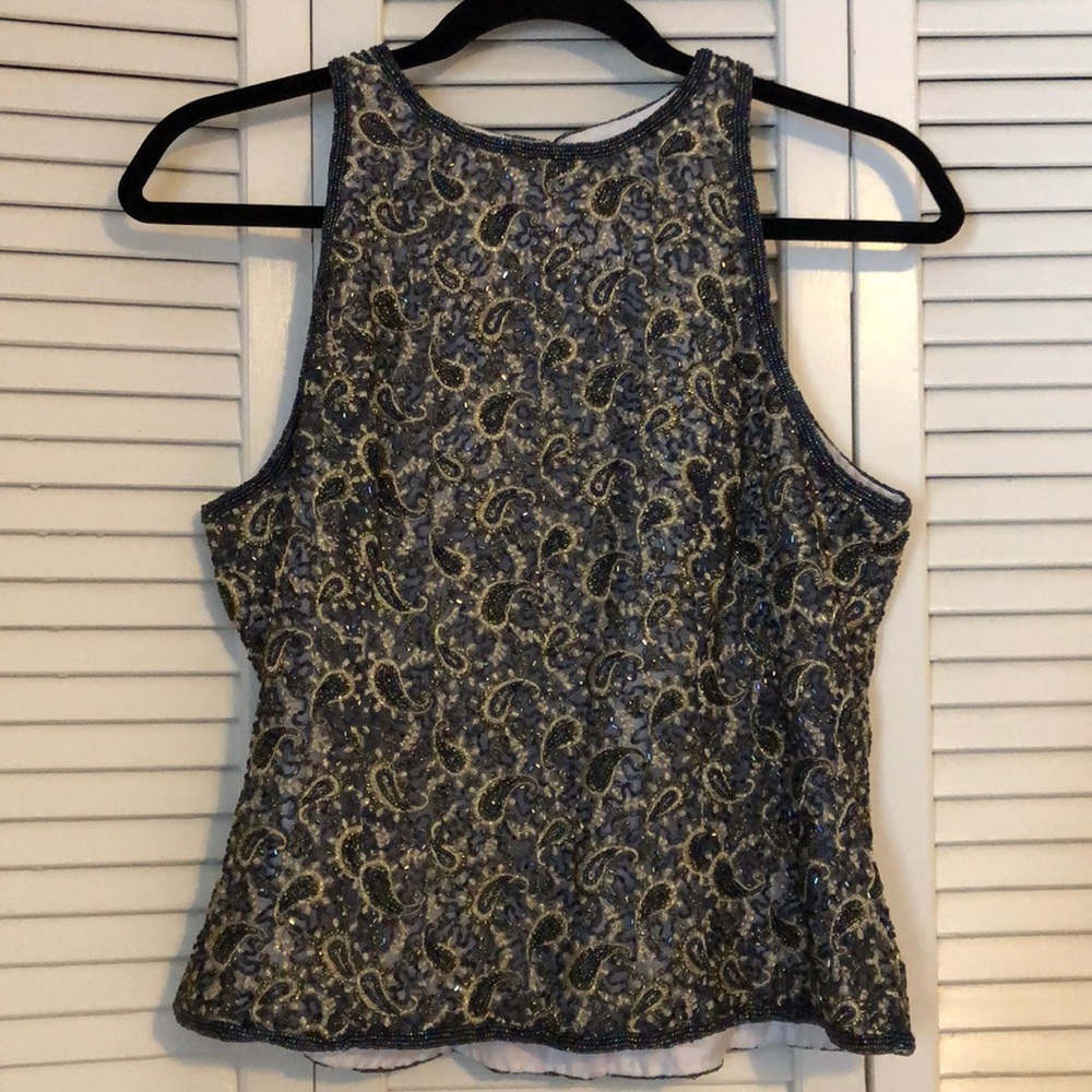 Adrianna Papell occasions beaded top